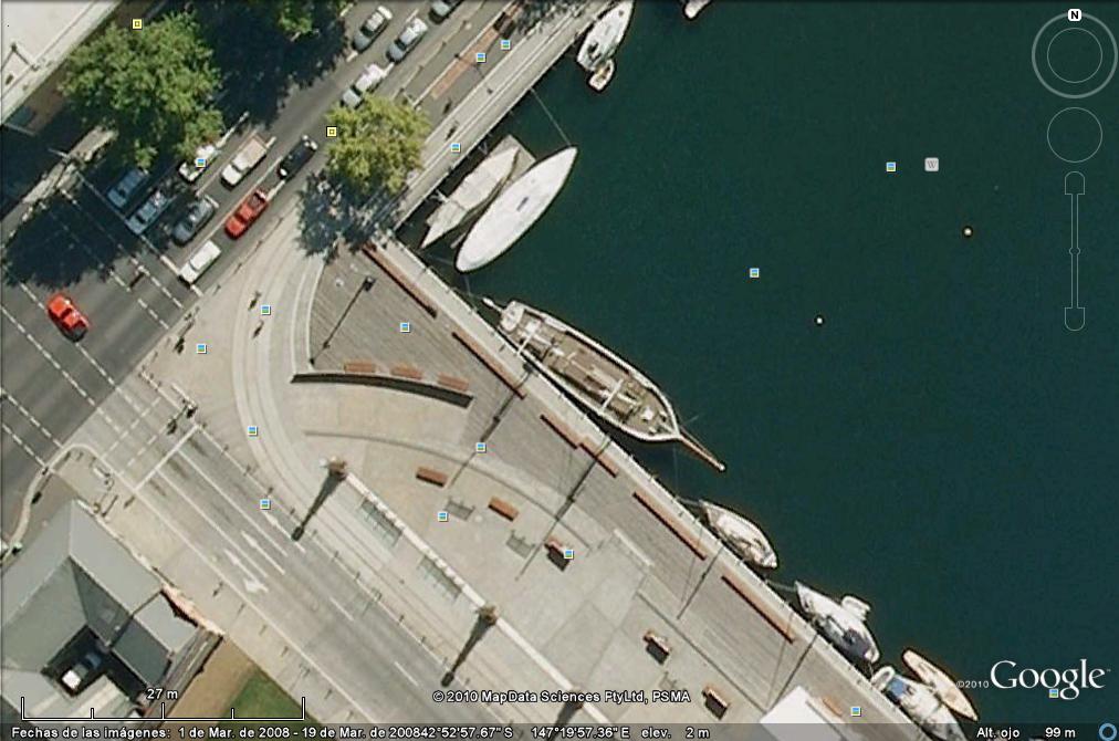 Barcos de Vela en Hobart - Tasmania 1 - Velero de 30 metros en el Puerto de Niza 🗺️ Foro General de Google Earth