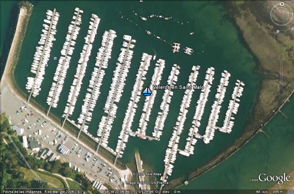 Veleros en el puerto de Saint Malo - Francia