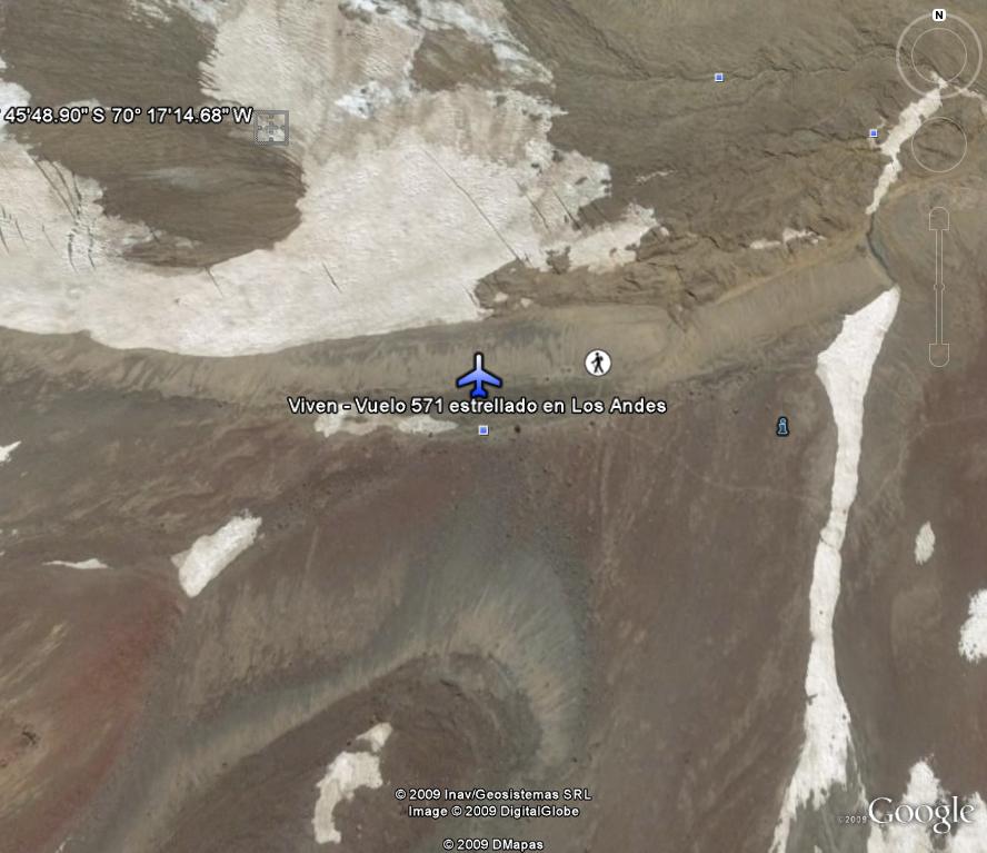 Viven, el milagro de Los Andes - Lugar del Accidente - Foro Coordenadas y Vistas en Google Earth