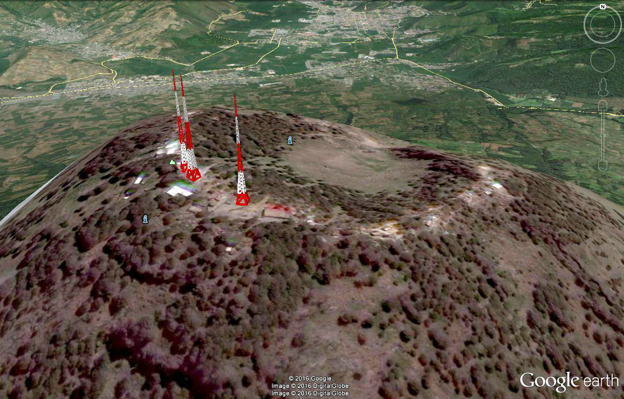 Volcan Centroamerica - Piscinas con vivos colores en la Costa Oeste de USA 🗺️ Foro General de Google Earth