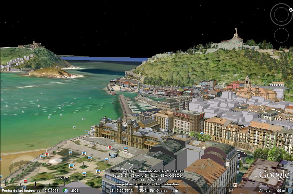 Vuelo por Donosti- San Sebastian en 3D 0