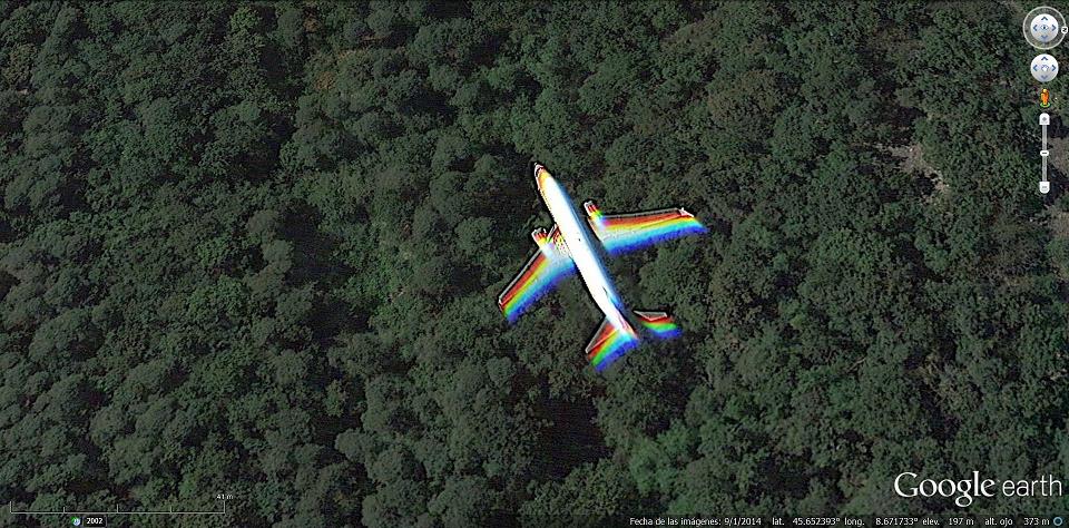 Y otro mas recién despegado de Malpensa Milan 0 - Avión cerca de Milan 🗺️ Foro General de Google Earth